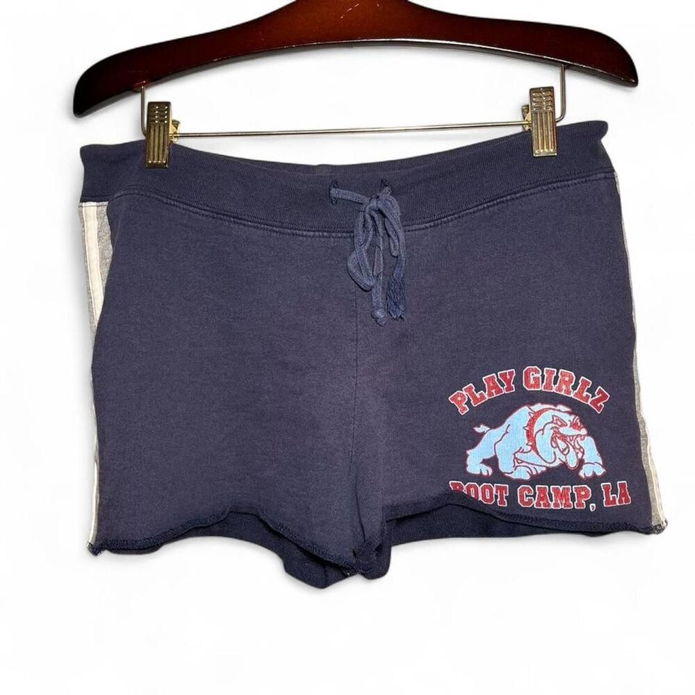 Self Esteem Navy blue shorts cutoff style summer lounge comfy 32” Waist